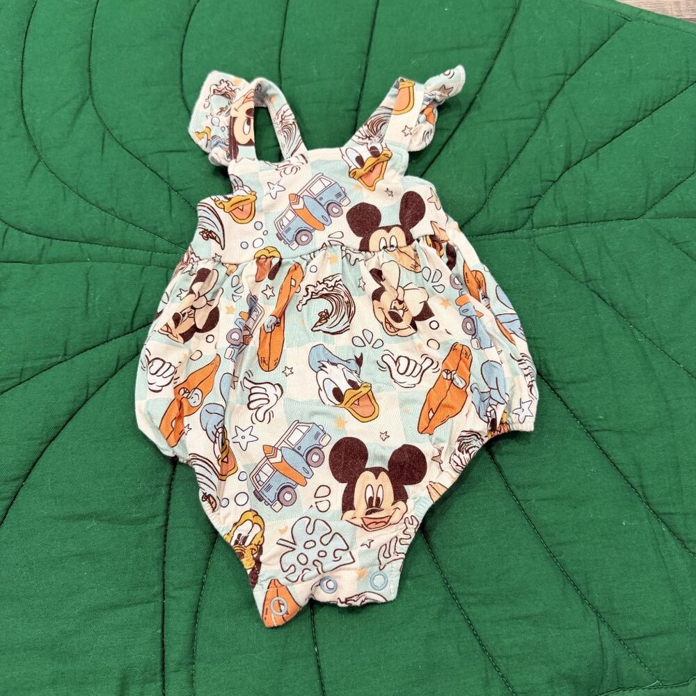 Bamboo Necessities 0-3M Magical Summer Bubble Romper